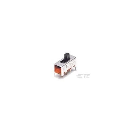 Te Connectivity Slide Switch, Spdt, On-On, Latched, 0.3A, Solder Terminal, Panel Mount 1825256-1
